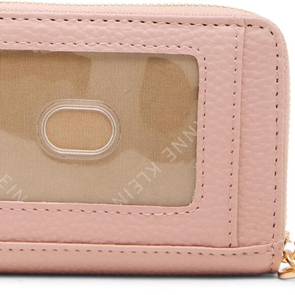 Womens Small Zip Around Wallet PVC Compact Card Holder ID Holder Gift - Picture 3 of 6